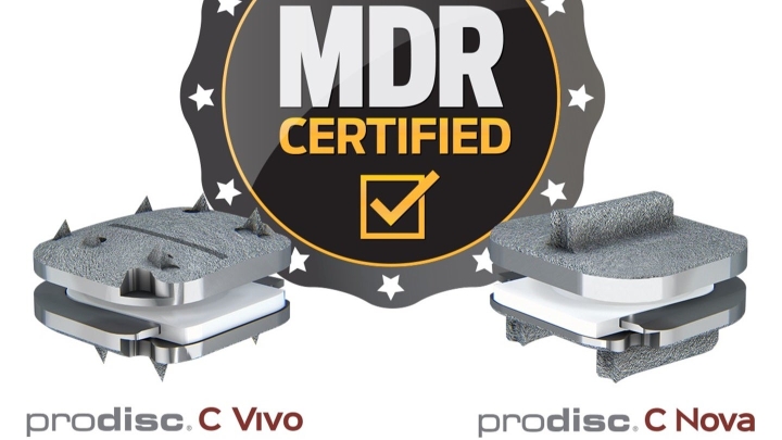 Centinel Spine получила MDR-сертификацию на системы замены дисков